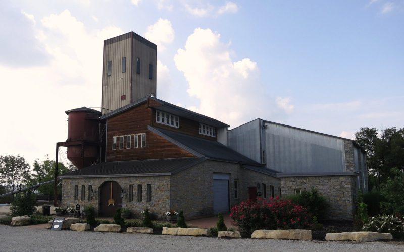 Willett Distillery buildings and tower in Bardstown, Kentucky