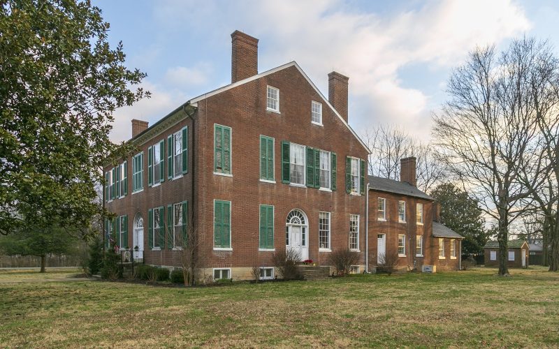 Wickland historic brick mansion in Bardstown, Kentucky