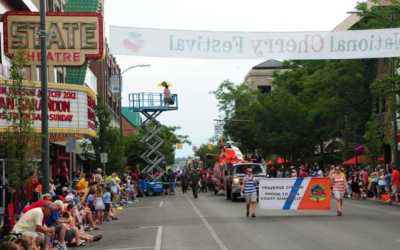 Parade at the National Cherry Festival in Traverse City